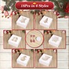 COTOPHER 18Pcs Christmas Cookie Boxes with Window, 6x6x3 inch White