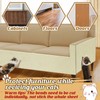 39.3''x14.6'' Trimmable Cat Scratch Furniture Protector - Self-Adhesive Cat Scratching