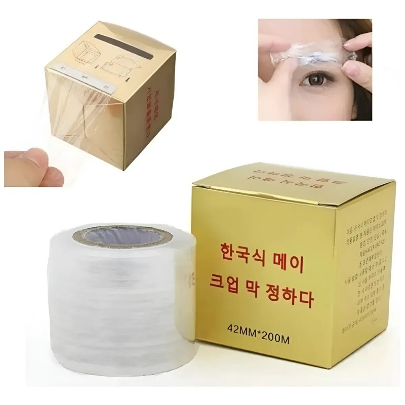 5 Rollos Papel Osmótico Planchado Cejas Microblading Lifting Transparente