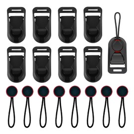 UBSIUH 8 Camera Strap Adapters, Camera Quick Release Buckle, Camera Shoulder Strap Attachment Buckle, Multi-Function Strap Buckle, Camera Accessories.