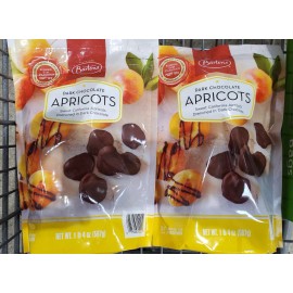Bartons Barton’s Dark Chocolate Apricots 1 Lb 4 Ounce KOSHER FOR PASSOVER !  (2 PACKS !)