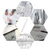 12 inch/ 30 cm T Shape Ruler Double Side Scale