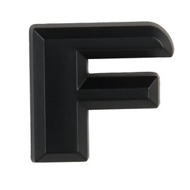 Pilot Automotive Black Matte Finish Letter F (IP558F)