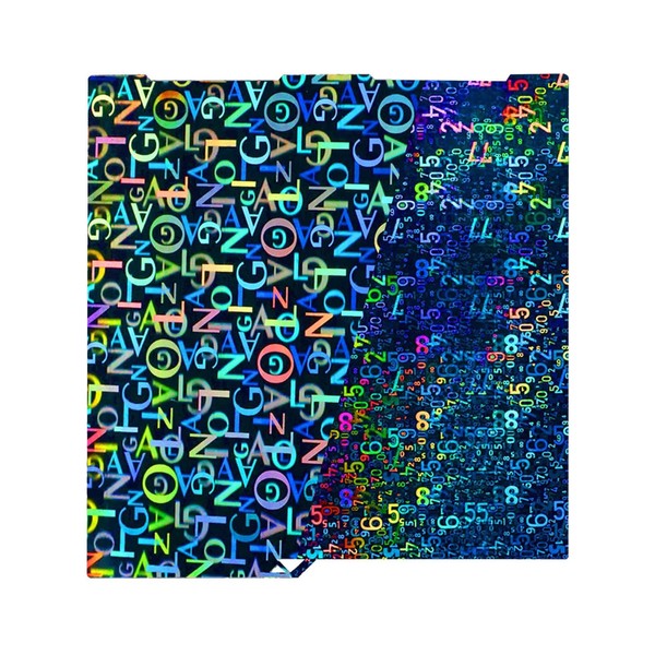 IdeaFormer Smooth Digit+Letter Pen Printing Plate for Anycubic Kobra 3,