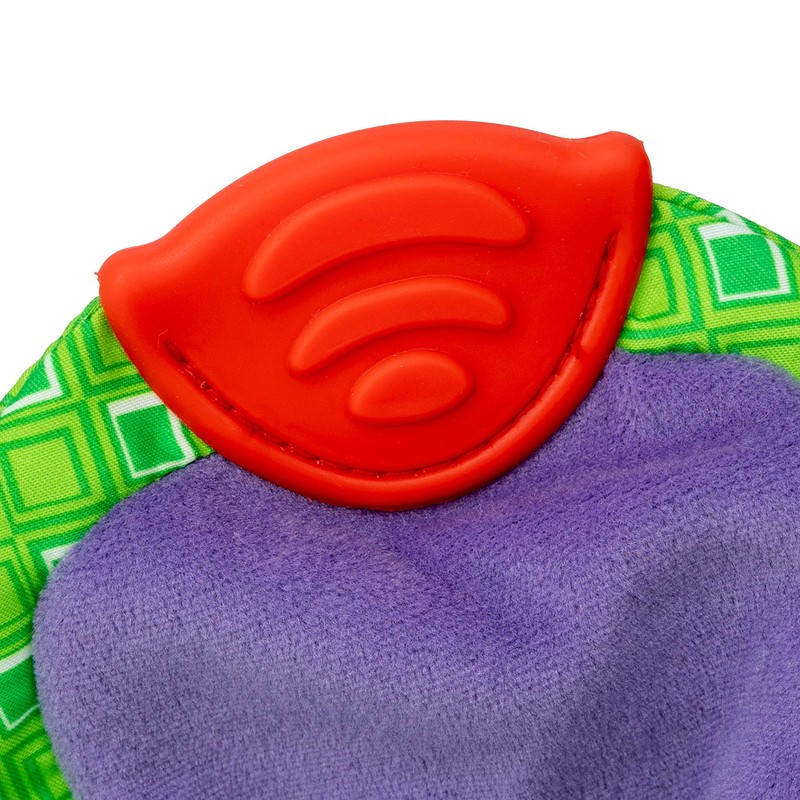 Nuby Teether Tugz Plush Silicone Teething Toy - Baby Teething