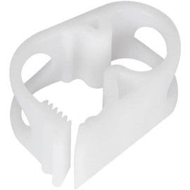 10Pcs Plastic Tubing Clamps 1/4" - 1/2" Adjustable Tube Clamp Laboratory Pinch Valve Flow Control Hose Clamp for Beer Bottle and Infusion Bottle，Lab Instruments and Equipment White