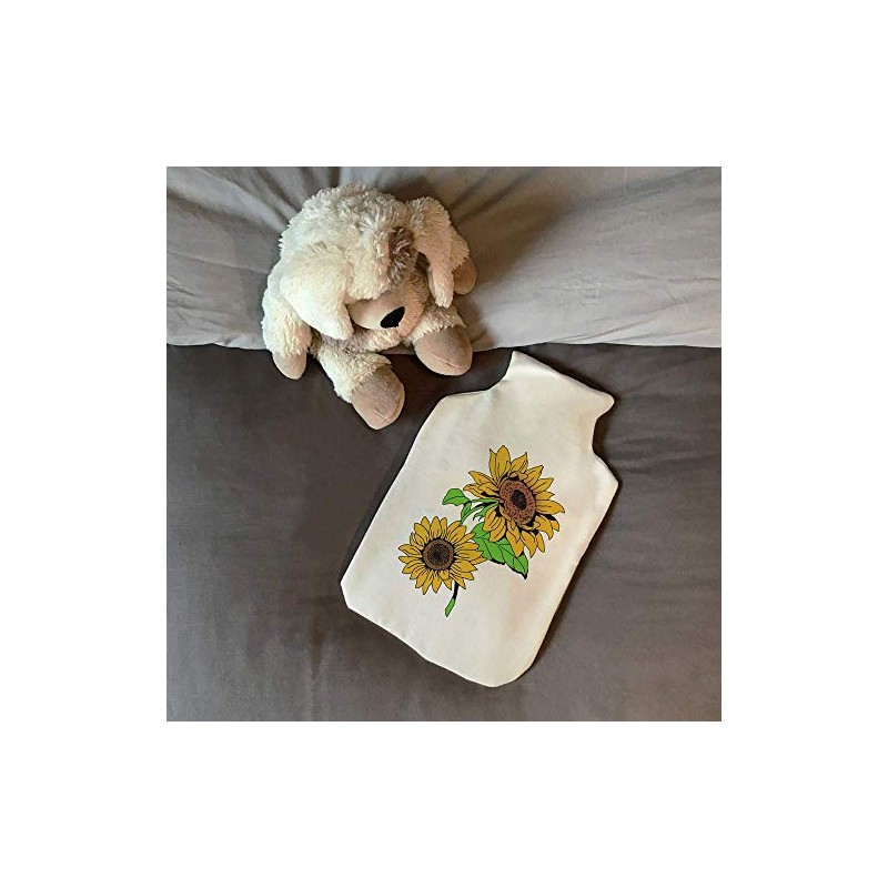 'Two Yellow Sunflowers' Hot Water Bottle Cover (HW00017447)