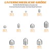 ELECTRAPICK Pack of 240 Grub Screws, Taper Tip, M3, M4,