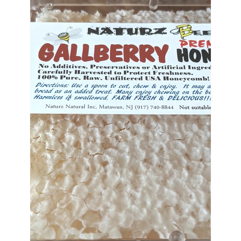 NATURZ BEEZ PREMIUM HONEYCOMB CLOVER COMB 14oz 400g 100% PURE
