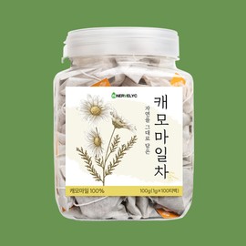 Innerblick Chamomile Tea 100 Tea Bags Chamomile Herb Benefits Biodegradable Filter and 23 Types Pu-erh Tea 100 Tea Bags / 이너블릭 캐모마일 차 100티백 카모마일 허브 효능 생분해필터 외 23종 보이차 100티백