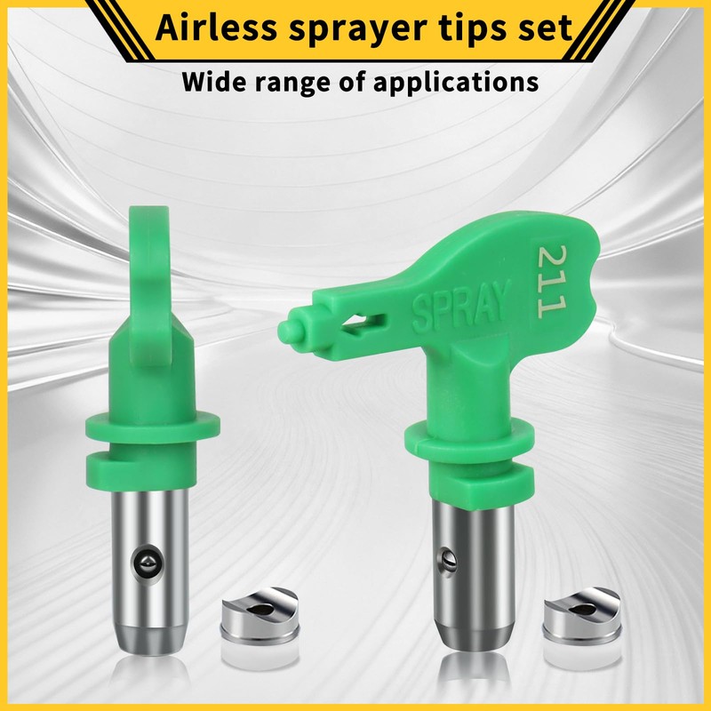 15 Pcs Sprayer Tips Set,7 Pcs High Pressure Reversible Spray