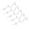5pcs Sound Amplifier Tubes Single Layer Eartips Replacement Accessory Reduce