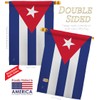 Nationality Cuba Garden House Flags Kit Regional Nation International World