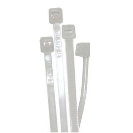 Lumonic 100 x Cable Ties 250 x 2.8 mm I White Cable Ties in Industrial Quality I Cable Ties UV Resistant Cable Ties Weatherproof Cable Ties White