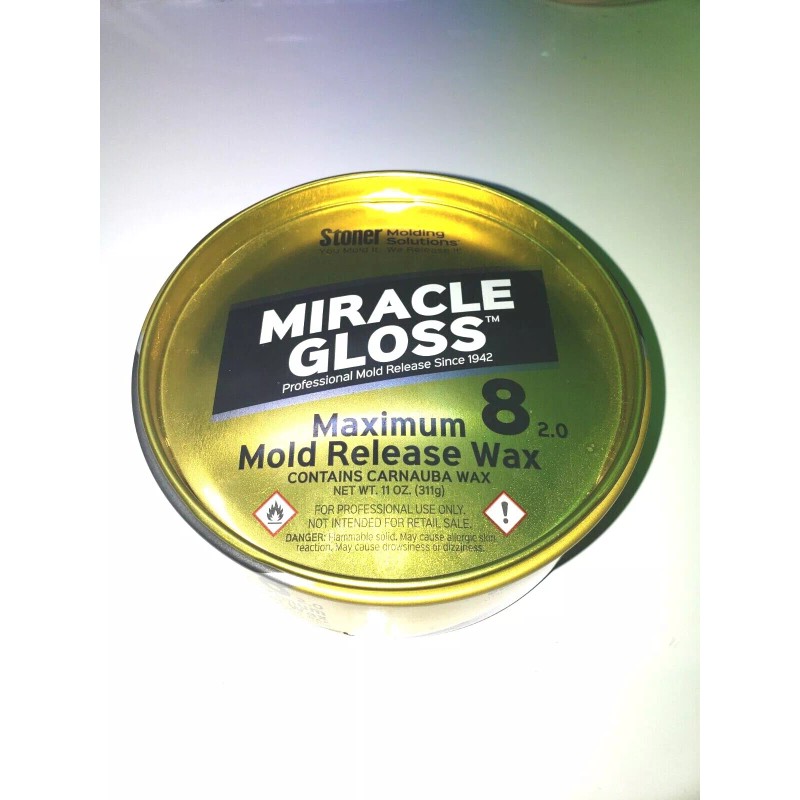 STONER WAX, FORMERLY MEGUIAR'S MIRROR GLAZE MAXIMUM 8 MOLD RELEASE