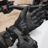 REBELHORN Range Men's Motorcycle Gloves, Goat Leather, Ankle SAS-TEC Protectors,