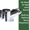 High Sierra® - Solid Metal Handheld Shower Head Holder -