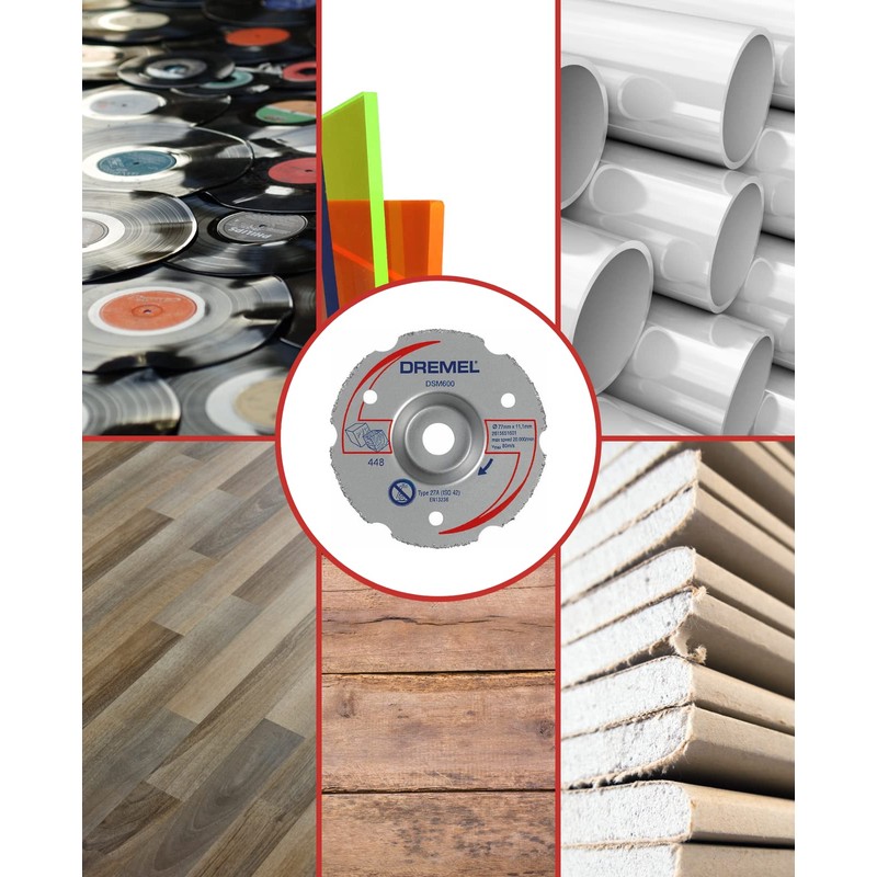 DREMEL DSM20 Multi-Purpose Carbide Flush Cutting Disc (DSM600)
