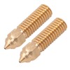 10pcs 3D Printer Extruder Brass Nozzles High Temperature Resistance Wear