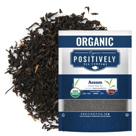 Organic Positively Tea Company, Assam TGFOP Black Tea, Loose Leaf, 16 Ounce