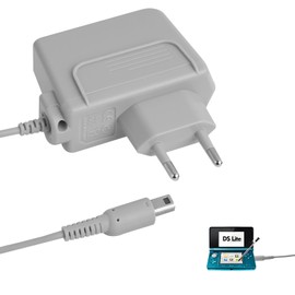Charger for DS Lite, NS Power Supply, Charger for Game Console, Wall Charger for Travel, Perfect Companion for Games, Game Accessories, Grey