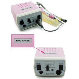 KADS 30000RPM Pink nail art drill Nail Equipment Manicure Tools Pedicure Acrylics Pink Electric Nail Art Drill Pen Machine Set (Pink)