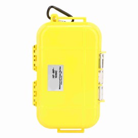 Outdoor Survival Shockproof Waterproof Storage Case Airtight Carry Box Container(Yellow)