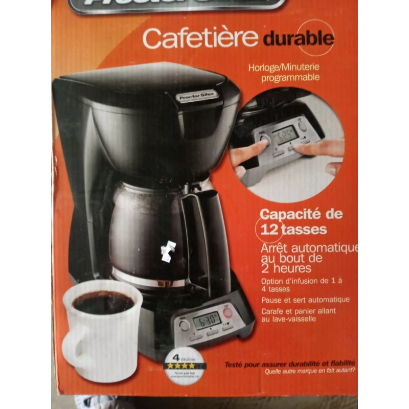 Proctor Silex 43672 Black Programmable 12 Cups
