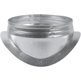 Round Saddle Take Off for 10'' Inch Duct - 8'' Outlet Branch Extension - 90 Degree Splitter - Vent Duct Transition - Round Easy-Fit Galvanized Steel HVAC Takeoff Ducting