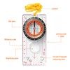 2Pcs Orienteering Compass Navigation, Hiking Compass for Expedition Map Reading,