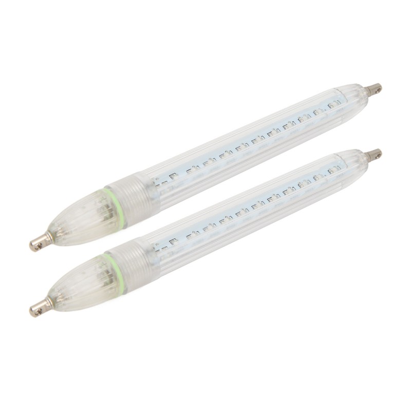 2 Pcs LED Underwater Fishing Light Night Fishing Lure Bait