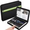 Fireproof Document Organiser - 24 Pockets Expanding File Folder with