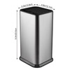 Universal Knife Block Without Knives,Modern Knife Holder for Kitchen Counter,Stainless