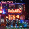Dazzle Bright 2 Pack Solar String Lights Outdoor, Total 80FT