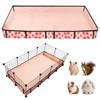JOGEPEYO Waterproof Guinea Pig Cage Liners, Washable & Reusable Small