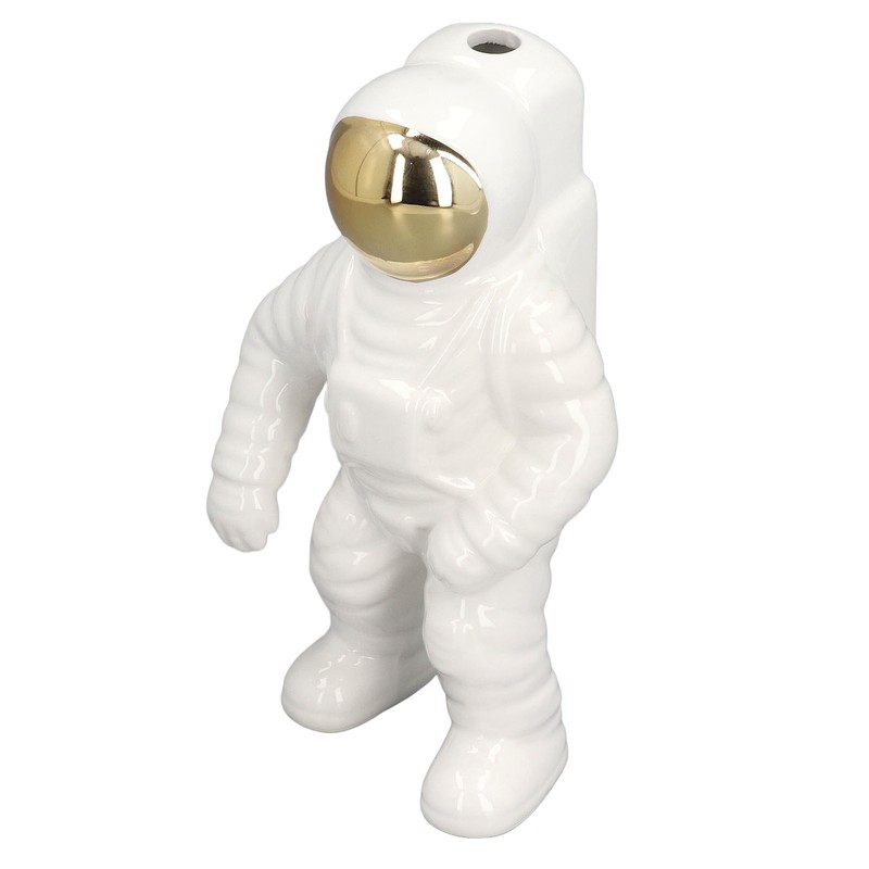 Ceramic Space Man Astronaut Figure Statue Modern Space Man Vase