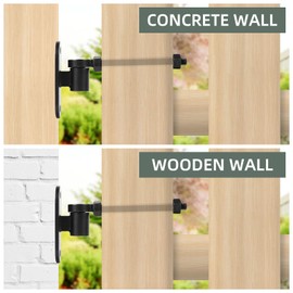 Rasugarlary J-Bolt Gate Hinge 6", 2 Sets Steel J-Bolt Post Hinge with 5/8" Gate Hinge Pin Heavy Duty Gate Hinge Mount Set for Metal Gates Wooden Fences (Screws Included)