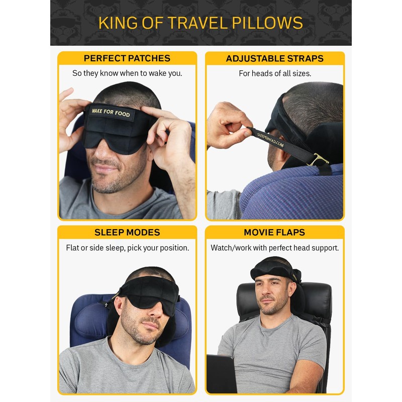 Sleeper Hold Travel Pillow - Real Sleeping Experience on Long