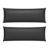Set of 2 Pillowcases for Side Sleeper Pillows, 100% Jersey