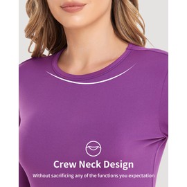 WEERTI Thermal Underwear for Women Long Johns Women with Fleece Lined, Base Layer Women Cold Weather Top Bottom（Purple M）