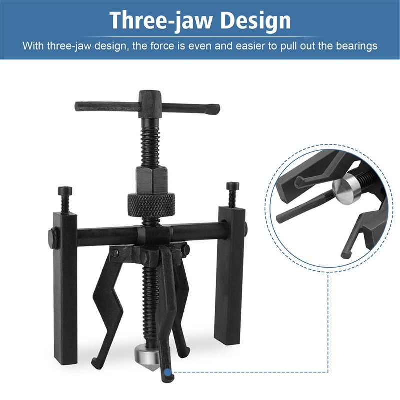 Hilitand pilot bearing puller, 3-Jaw Pilot Bearing Puller Reversible Inner