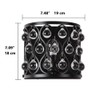 Loyled Black Wall Sconce, 1-Light Modern Raindrop Wall Mounted Lamp,
