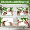 RAINFLOW 3PCS Artificial Plants Indoor - Lifelike Fake Hanging Plants