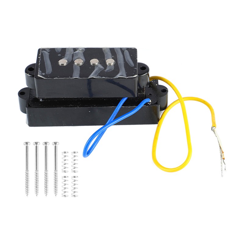 Guitar Pickup 5 String Open Portable Metal Electric Bass Double