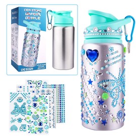 Craft Girls 8 Years, Unicorn Drinking Bottle Crafts, Drinking Bottle Girls Diy, Water Bottle Craft Set Girls, Drinking Bottle Craft Girls, Drinking Bottle Girls for Crafts, Gift Girls 6 Years