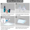 OUILA LED Ceiling Light, 20 W 2000 LM Ceiling Light