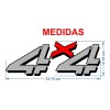 Calcomania Sticker Compatible Con Cheyenne 4x4 2001-2006