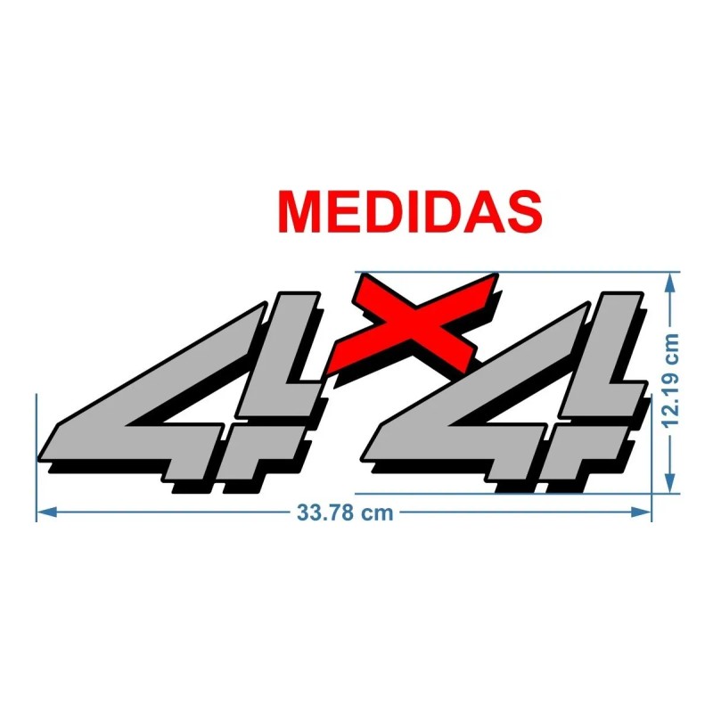 Calcomania Sticker Compatible Con Cheyenne 4x4 2001-2006