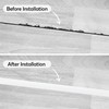 Rubber Bond Floor Transition Strip, Self-Adhesive Vinyl Flooring Transitions Laminate
