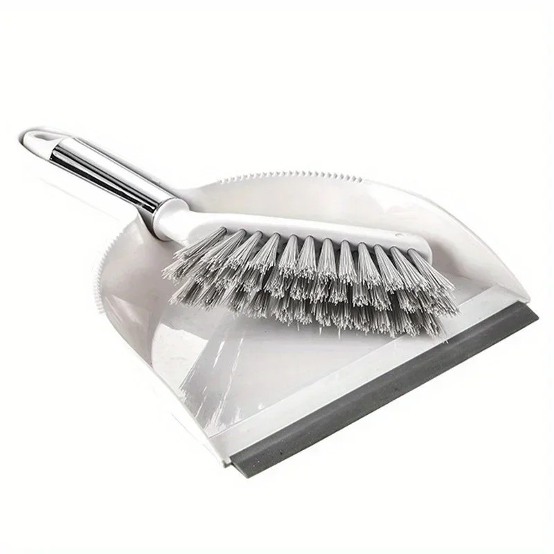 Compact Desktop Broom and Dustpan Set – Portable Cleaning Brush